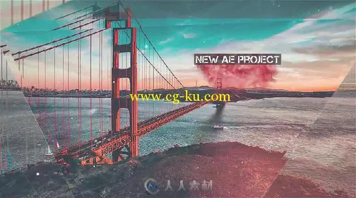 抽象图形摘要介绍影视片头AE模板 Videohive Abstract Opener - Slideshow 16543880的图片6