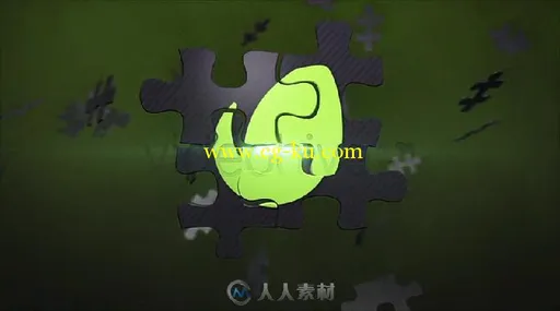 史诗拼图动画元素3D标志AE模板Videohive Puzzle Logo Animation Element 3D 5501528的图片5