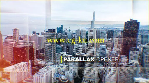 时尚梦幻视差幻灯片相册动画AE模板 Videohive Parallax Opener 17869923的图片1