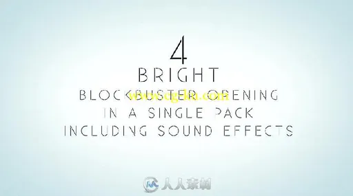 优雅的大片预告片标题动画AE模板Videohive Blockbuster Trailer Vol.1 CleanBrigh...的图片4