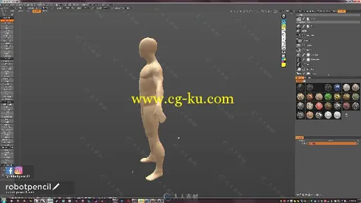 3DCoat科幻机器人雕刻制作视频教程 GUMROAD ANTHONY JONES 3D COAT HARD SURFACE C...的图片2