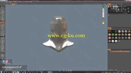 3DCoat角色雕刻基础训练视频教程 GUMROAD 3D COAT HARD SURFACE BASICS BY ANTHONY...的图片3