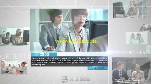 时尚公司业务时间轴宣传动画AE模板 Videohive Business Timeline 6077053的图片2