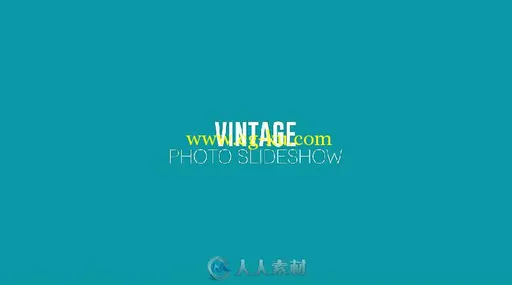 时尚复古照片幻灯片相册动画AE模板 Videohive Vintage Photo Slideshow 9330997的图片3