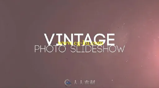 时尚复古照片幻灯片相册动画AE模板 Videohive Vintage Photo Slideshow 9330997的图片4