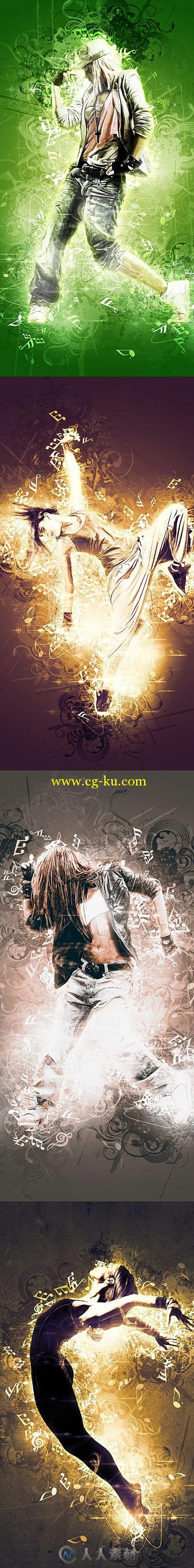 音符附体特效PS动作graphicriver-16844807-chorus-photoshop-action的图片2