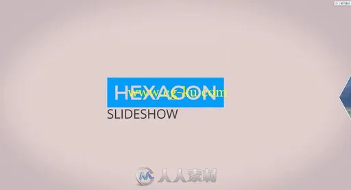 精美的六角幻灯片相册动画AE模板 Hexagon slideshow的图片1