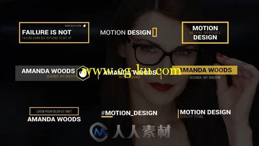 独特的商务文字字幕标题动画AE模板 Videohive Business Titles 178...的图片1