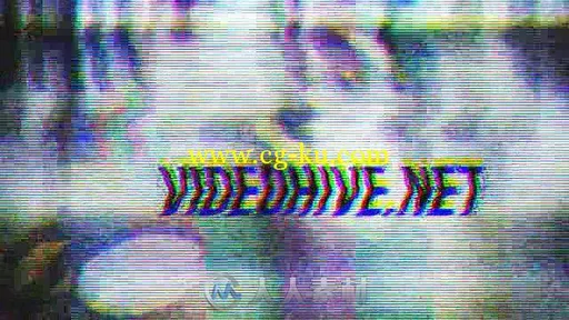 前卫的故障幻灯片影视片头AE模板 Videohive Xtreme Glitch 833206的图片3