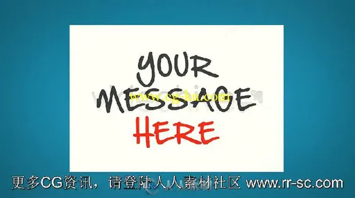 时尚创意留言纸AE模板 Videohive Message Paper 4215465的图片2