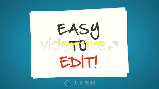 时尚创意留言纸AE模板 Videohive Message Paper 4215465的图片3