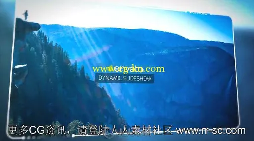 干净现代的动态照片幻灯片相册动画AE模板 Videohive Dynamic Slideshow 17869632的图片4