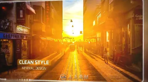 干净现代的动态照片幻灯片相册动画AE模板 Videohive Dynamic Slideshow 17869632的图片5