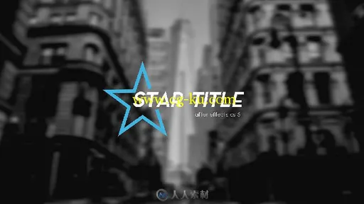 独特的20个星星文字字幕标题动画AE模板 Videohive 20 Star Titles 17917831的图片6