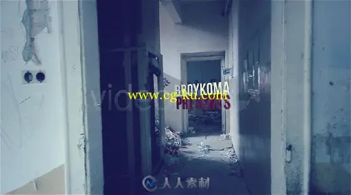 恐怖游戏幻灯片电影开场AE模板 Videohive Horror Titles 2659679的图片2