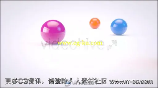 3D梦幻球标志LOGO演绎AE模板 Videohive Dreamy Balls 5416163的图片2