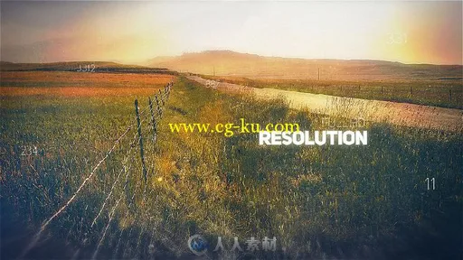 优雅简单的视差幻灯片相册动画AE模板 Videohive Cinematic Slideshow 17922075的图片1