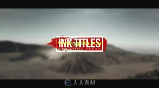 现代水墨文字字幕标题动画AE模板 Videohive Modern Titles 17813640的图片2