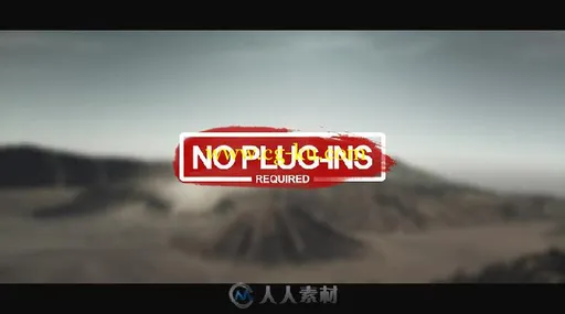 现代水墨文字字幕标题动画AE模板 Videohive Modern Titles 17813640的图片3