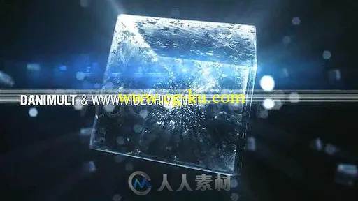 水珠粒子群冰块展示幻灯片产品宣传AE模板 Videohive DeepRunners 158738的图片2