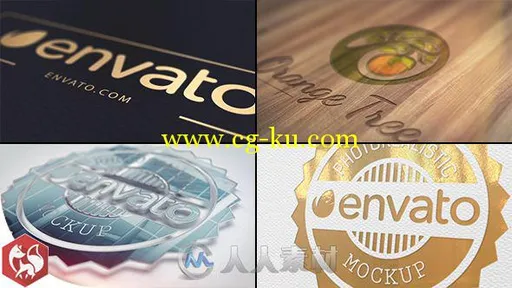 现代动态视频模型标志LOGO演绎AE模板 Videohive Realistic Logo 16659503的图片1