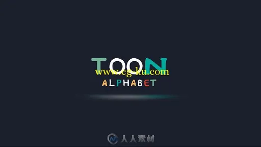 简单的卡通英文字幕标题动画AE模板 Videohive Toon Alphabet 16437792的图片1