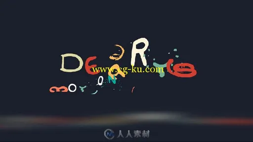 简单的卡通英文字幕标题动画AE模板 Videohive Toon Alphabet 16437792的图片3