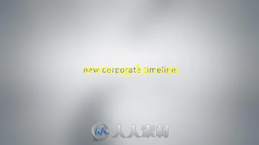 新公司业务发展规划时间表幻灯片AE模板 Videohive New Corporate Timeline 5981789的图片2