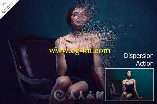 消散特效PS动作Dispersion-Effect-Ps-Action的图片1