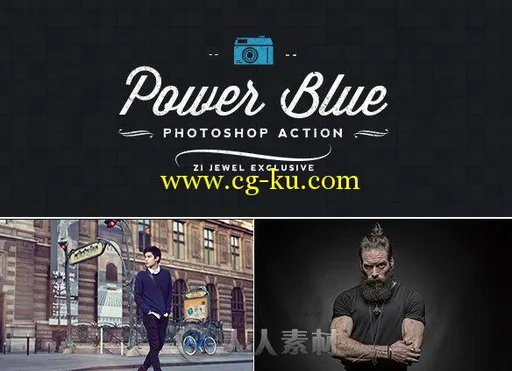 蓝色力量特效PS动作graphicriver-9795778-power-blue-action的图片2