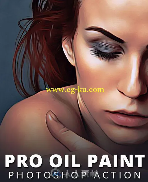 高级油画特效PS动作Pro Oil Paint Photoshop Action的图片3