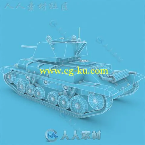A10巡洋舰Mk II坦克陆地车辆模型Unity3D素材资源的图片21