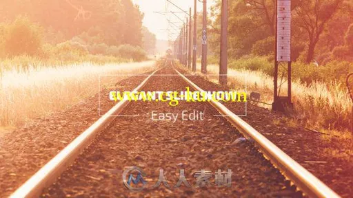 现代时尚优雅的幻灯片相册动画AE模板 Videohive Elegant Slideshow 15395566的图片1