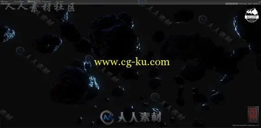 下一代小行星包科幻环境模型Unity3D素材资源的图片2