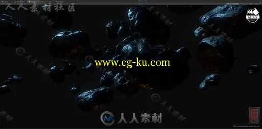 下一代小行星包科幻环境模型Unity3D素材资源的图片3