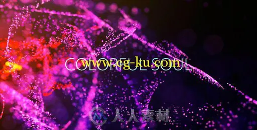 绚丽丰富多彩的灵魂粒子AE模板 Videohive Colorful Soul 2020098的图片1