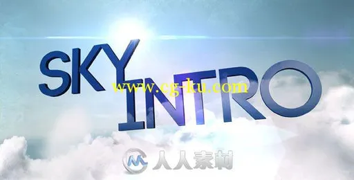 天空云层穿梭影视片头AE模板 Videohive Sky Intro 4732295的图片1