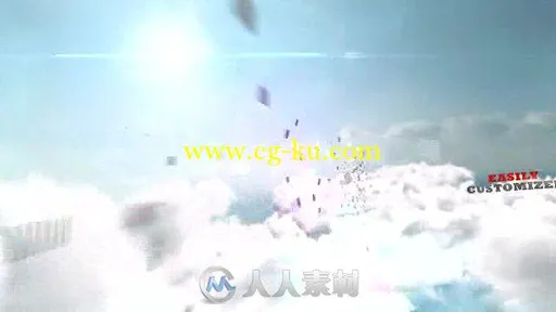 天空云层穿梭影视片头AE模板 Videohive Sky Intro 4732295的图片3