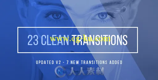 时尚切换公司企业转场动画AE模板 Videohive Clean Corporate Transitions 17740971的图片1