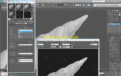 Zbrush位移贴图实例训练视频教程 Gumroad Displacement Map Setup For Production ...的图片3