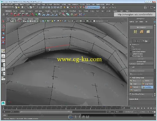 Maya男性脸部建模实例制作视频教程 Gumroad Human Face Topology For Production b...的图片3