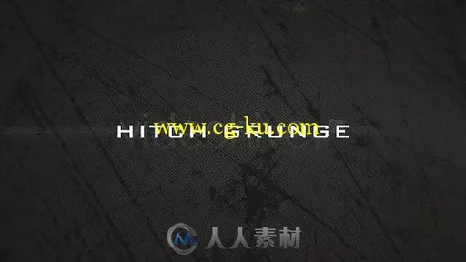 酷炫黑暗背景电影开场动态跳动标题动画AE模板 Videohive Hitch Grunge 115961的图片4