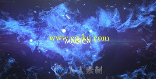 时尚完美的粒子爆炸显示标题动画AE模板 Videohive Magica 3290142的图片1