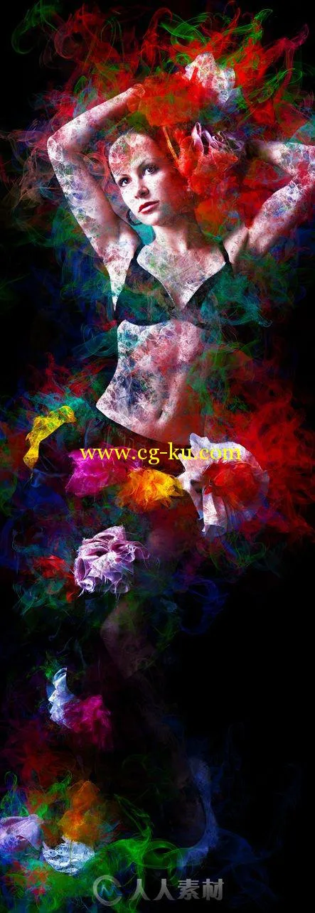 彩色烟雾特效PS动作graphicriver-17443783-color-smog-photoshop-action的图片2