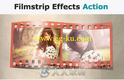 照片胶卷旅游照片纪念PS动作Filmstrip_Action的图片2