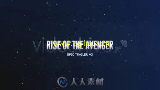 史诗级电影开场标题动画AE模板 Videohive Rise of the avenger - Epic trailer v3...的图片3