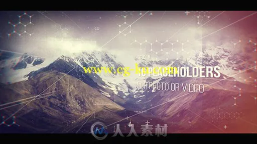 美丽完美点线幻灯片影视片头AE模板 Videohive Mission - Slideshow 17494504的图片7