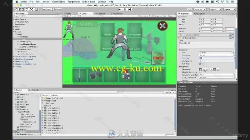 Unity角色扮演RPG游戏角色与系统设计视频教程 UDEMY UNITY 5 RPG CHARACTER STATS ...的图片1