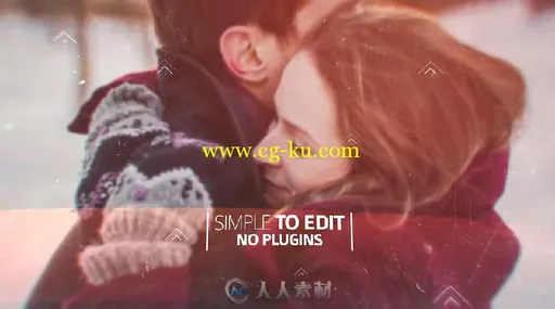 可爱美丽简单的幻灯片相册动画AE模板 Videohive Lovely Slideshow 17947264的图片3