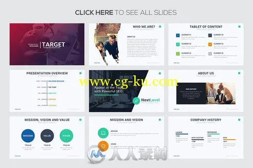 目标主题KEYNOTE模板Target Keynote Template的图片2